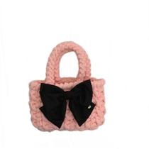 Saco Tote de Tecido Artesanal - Bolsa Casual com Alça de Arco