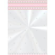 Saco Transp. 10x14cm Cute Rosa C/50 Cromus