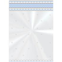 Saco Transp. 15x22cm Cute Azul C/50 Cromus