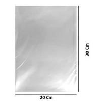 Saco Transparente 20x30 100 Unidades - Cristal Transparente Perfeito para Seu Ecommerce