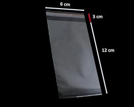 Saco Transparente Adesivado 6x12 Saquinho Aba Adesiva 500 Un Saco Transparente Adesivado 6x12 Saquinho Aba Adesiva 500 Un