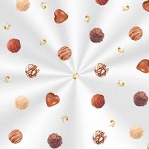 Saco Transparente Decorado - Bombom - 100 unidades - Cromus - Rizzo