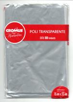 Saco Transparente Incolor 100 UN Cromus vários tamanhos Saco Transparente Incolor 100 UN Cromus vários tamanhos