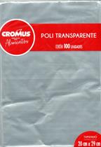 Saco Transparente Incolor 100 UN Cromus vários tamanhos Saco Transparente Incolor 100 UN Cromus vários tamanhos