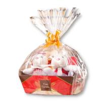 Saco transparente incolor para cesta 60x90cm com 25 unidades