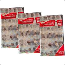 Saco Transparente Poli 11x19,5 Decorado Bombons C/300 Cromus