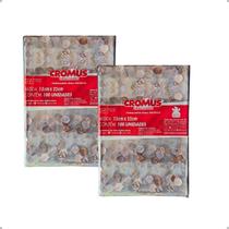 Saco Transparente Poli 15x22 Decorado Bombons C/200 Cromus Saco Transparente Poli 15x22 Decorado Bombons C/200 Cromus