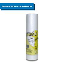 Saco Transparente Roll Bag Bobina Picotada 40x60 C/ 400 Saquinhos Alimento Fruta Conservar Saco Transparente Roll Bag Bobina Picotada 40x60 C/ 400 Saquinhos Alimento Fruta Conservar