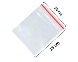 Saco Transparente Saquinho Plástico Fecho Zip 10x15 500 unidades