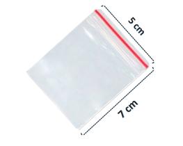 Saco Transparente Saquinho Plástico Fecho Zip 5x7 100 Unidades Saco Transparente Saquinho Plástico Fecho Zip 5x7 100 Unidades