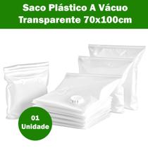 Saco Vacuo 100cm X 70cm Bag Organizador Armazenamento A Vácuo Organizador Para Roupas Cobertores E Têxtil Em Geral