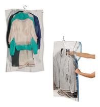Saco Vacuo Organizador Cabide Protetor Roupa 67x90 M Saco Vacuo Organizador Cabide Protetor Roupa 67x90 M