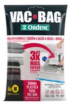 Saco Vácuo Vac Bag Ordene C/bomba 4un Facilidade Praticidade