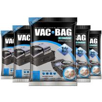 Saco Vácuo Vac Bag Ordene Trip Bag 40x60 Armazenagem 5 Peças