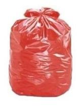 Saco Vermelho Para Lixo 100 Litros (200 Und) Coleta Seletiva
