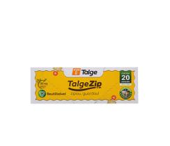 Saco Zip Hermético Fecho Slider 14,9x16,5cm C/20UN TALGE Saco Zip Hermético Fecho Slider 14,9x16,5cm C/20UN TALGE