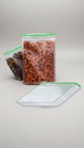 Saco Zip Lock 17x24cm Transparente com Fecho C/50
