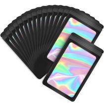 Saco Zip Lock Poolsy 9cm x 12cm Frente Colorida e Fundo Preto Com 100 Unidades