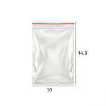 Saco Zip multiuso n05 10x14,3cm transparente 100 unidades - Inoven Saco Zip multiuso n05 10x14,3cm transparente 100 unidades - Inoven