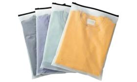 Saco Zip Slider 20x20cm P/ Roupas Transparente Fosco 100 Un Saco Zip Slider 20x20cm P/ Roupas Transparente Fosco 100 Un