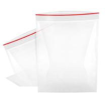 Saco ZIP Transparente Nº06 12X17CM - Pacote com 100 Unidades