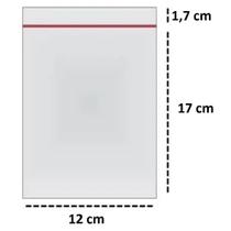 Saco Zip Zipado Saquinho Abre Fecha N 06 12x17,3 100 Unidade