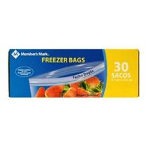 Saco Ziplock P/ Congelar Alimentos Hermético 17,7x19,5 30un