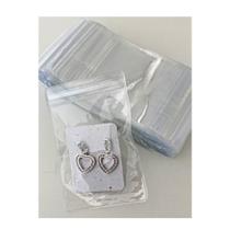 Saco Ziplock Para Jóias Em Pvc Transparente Com 500 und