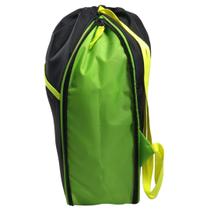 Sacochila Mochila Saco Impermeável Preto Com Verde