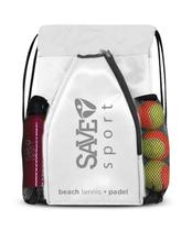 Sacochila porta raquete beach tennis e padel