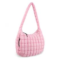 Sacola Acolchoada UIXIZQ para Mulheres - Rosa - Nylon