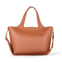 Sacola Amazon Essentials Soft Tan Faux Leather Feminina