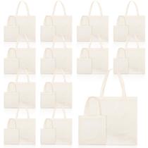 Sacola Amylove Mini Sublimation Blank Canvas, 12 unidades Sacola Amylove Mini Sublimation Blank Canvas, 12 unidades