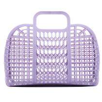 Sacola BABANA Pequena Reutilizável Retrô Lavanda 22x7x17 cm