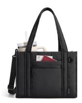 Sacola BAGSMART Boxy para mulheres de 20 litros com zíper preto Sacola BAGSMART Boxy para mulheres de 20 litros com zíper preto