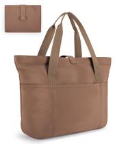 Sacola BAGSMART para mulheres dobrável com zíper de café de 20 litros