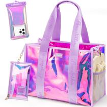 Sacola Bagstellar 3PC Iridescent Clear Waterproof Set Sacola Bagstellar 3PC Iridescent Clear Waterproof Set