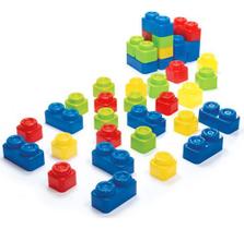 Sacola Bloco De Montar Empillhar Baby Blocks Maral 48 Pcs