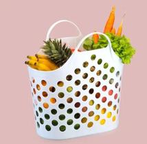 Sacola / bolsa de plastico flexivel e reutilizavel - 20 litros - 986