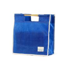 Sacola Bolsa Ecológica EcoBag Reutilizável Praia Compra Azul