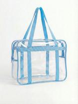 Sacola Bolsa Jumbo Multiuso Cristal PVC 0,20mm com reforço EXTRA Alças de Nylon Maternidade Praia Uso institucional