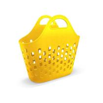 Sacola Bolsa Mercado Brinquedo Multiuso Plástico Amarela - Arqplast