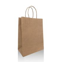 Sacola Bolsa Papel Kraft Pequena 13x18x6 - Kit 50 Un - Ideal Pack