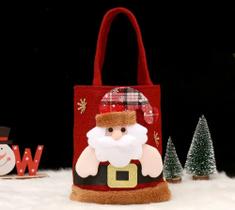 Sacola Bolsa Para Presente E Doces De Natal Boneco De Neve