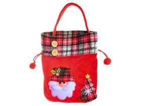 Sacola Bolsa Porta Presente Natalina Papai Noel Colorida - Casa Hera Maria