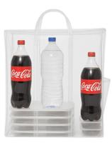 Sacola Bolsa Sacolão Plástica GG Transparente PVC Grosso