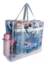 Sacola bolsa transparente grande cristal jumbo cdp presidio