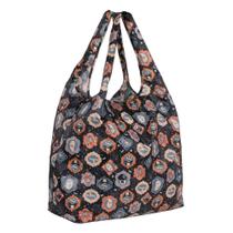 Sacola Bumkins, reutilizável, dobrável, grande, cinza boho Sacola Bumkins, reutilizável, dobrável, grande, cinza boho