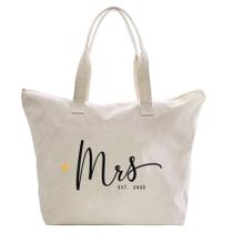 Sacola CARAKNOTS Mrs. Bag 2025 Future Mrs Bride Canvas Sacola CARAKNOTS Mrs. Bag 2025 Future Mrs Bride Canvas