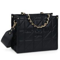 Sacola Chinllo acolchoada Chains Stachel Purse E.Black-S para mulheres Sacola Chinllo acolchoada Chains Stachel Purse E.Black-S para mulheres